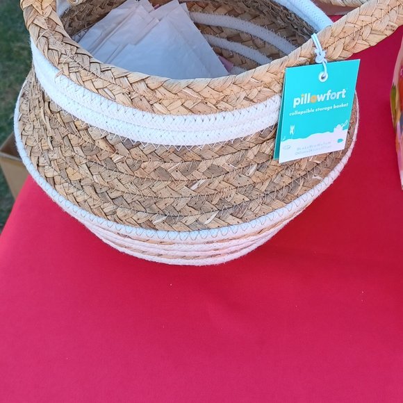 Pillowfort Accents New 2 Pillowfort Small Water Hyacinth White